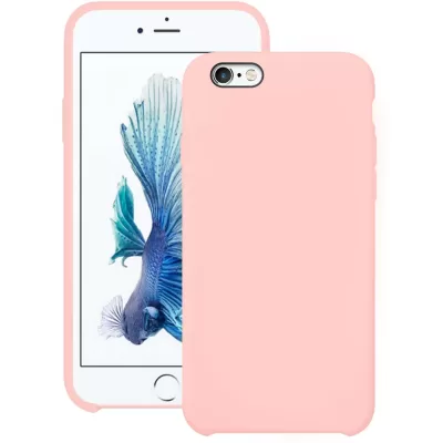 Чехол для iPhone 6/6S Apple Silicone Case Simple (Розовый)