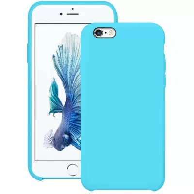 Чехол для iPhone 6/6S Apple Silicone Case Simple (Бирюзовый)