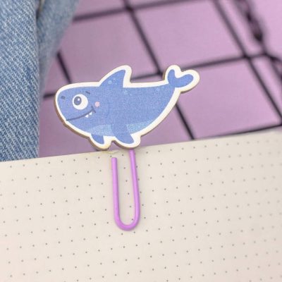 Закладка – скрепка "Blue shark"
