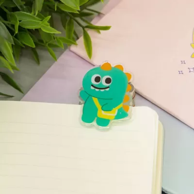 Закладка "Animal dino", green