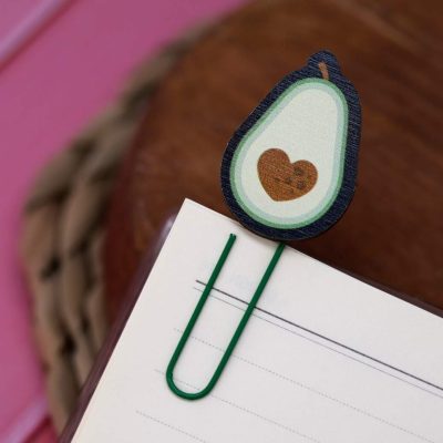 Закладка – скрепка ECO из дерева AVOCADO