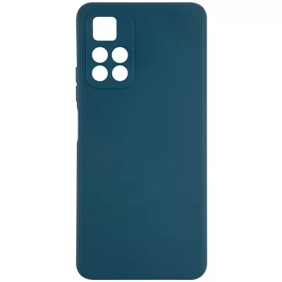 Чехол Poco M4 Pro 5G Silicone Case Logo (Темно-синий(8))