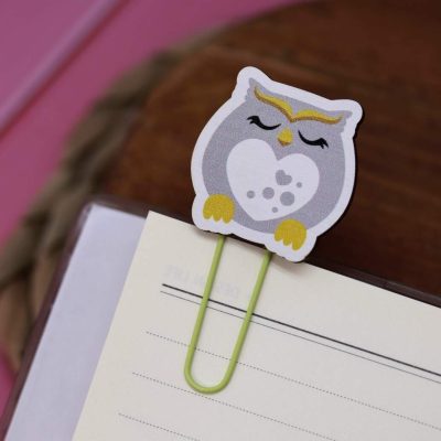 Закладка – скрепка ECO из дерева OWL