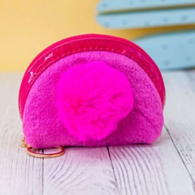 Кошелёк "Pompon", dark pink