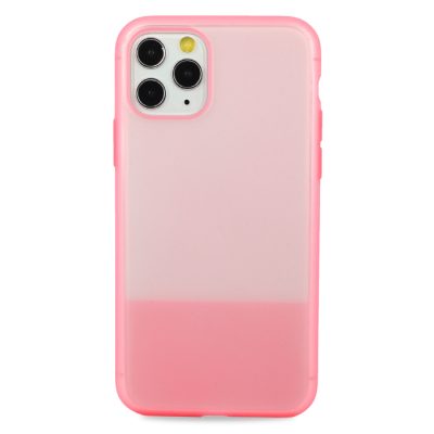 Чехол для iPhone 11Pro Clear silicone case (Розовый)