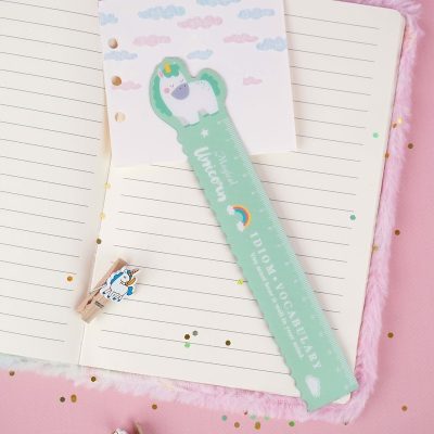 Линейка "Magical Unicorn" бирюзовый