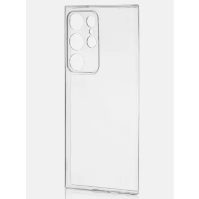 Чехол Sams S23 Ultra Ультратонкий силикон (Прозрачный)