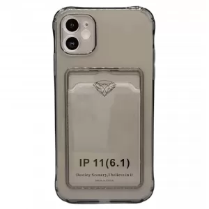 Чехол iP 11 Pocket Case (TPU) (Black)