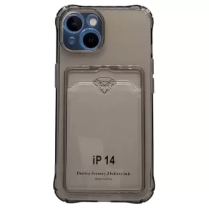 Чехол iP 14 Pocket Case (TPU) (Black)
