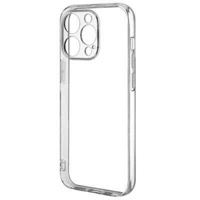 Чехол iP 15 Pro Ультратонкий силикон (Прозрачный)