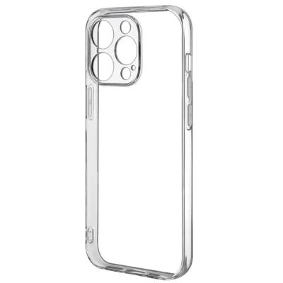 Чехол iP 15 Pro Max Ультратонкий силикон (Прозрачный)