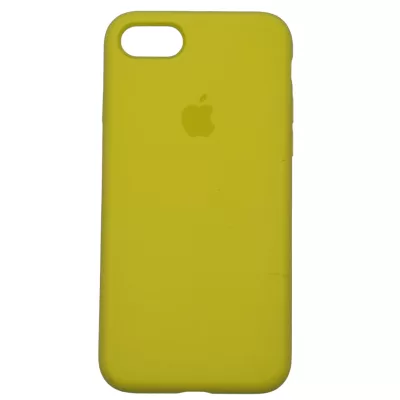 Чехол iP 7/8/SE App Silicone (with logo 360) (Жёлтый(37))