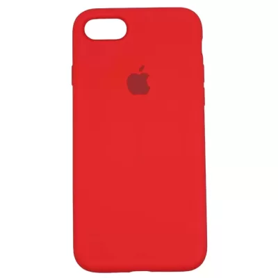 Чехол iP 7/8/SE App Silicone (with logo 360) (Красный(14))