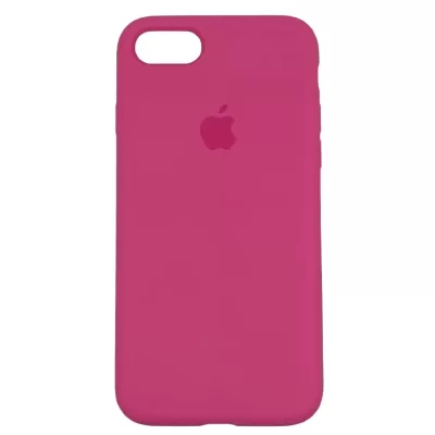 Чехол iP 6/6s App Silicone (with logo 360) (Малиновый(54))