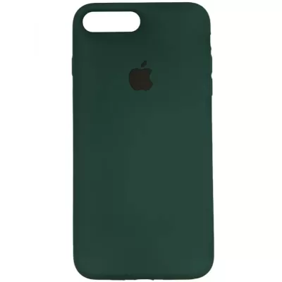 Чехол iP 7+/8+ App Silicone (with logo 360) (Темно-зеленый(49))