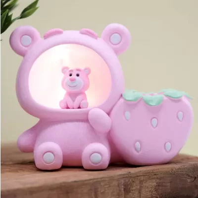 Подставка для канцелярских принадлежностей «Strawberry bear», pink