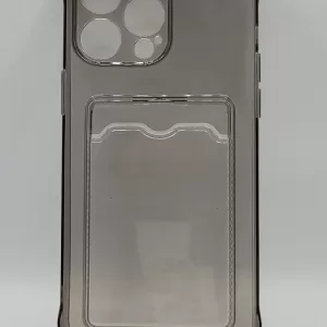 Чехол iP 14 Pro Max Pocket Case (TPU) (Black)