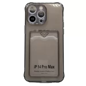 Чехол iP 14 Pro Max Pocket Case (TPU) (Black)