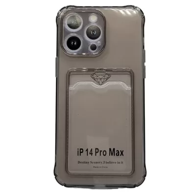 Чехол iP 14 Pro Max Pocket Case (TPU) (Black)