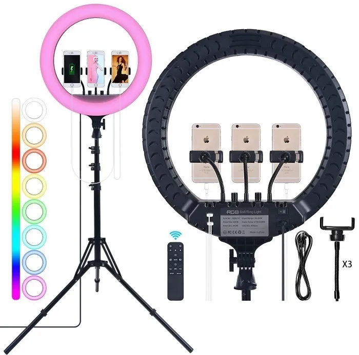 6220900389 Кольцевая лампа (38 см.) RGB