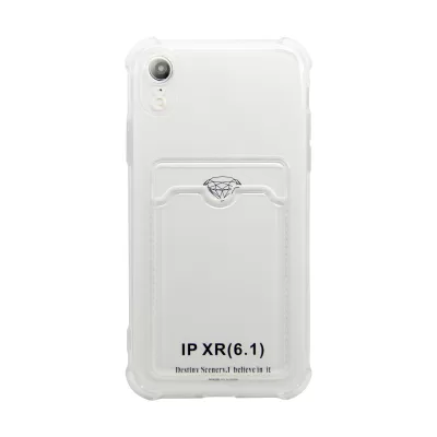 Чехол iP XR Pocket Case (TPU) (Clear)