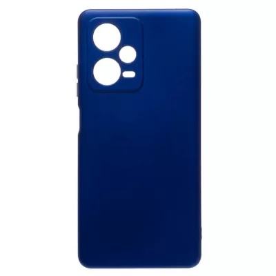 Чехол Redmi Note 12 Silicone Case Logo (Темно-Синий(8))