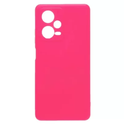 Чехол Redmi Note 12 Silicone Case Logo (Ярко-Розовый(21))