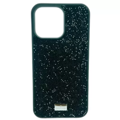 Чехлы для iPhone 14 PRO "SWAROVSKI" (Green)