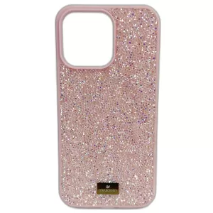 Чехлы для iPhone 14 Plus "SWAROVSKI" (Pink)