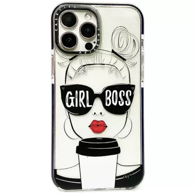 Чехол iP 12 Pro Max CSTF (Girl Boss)