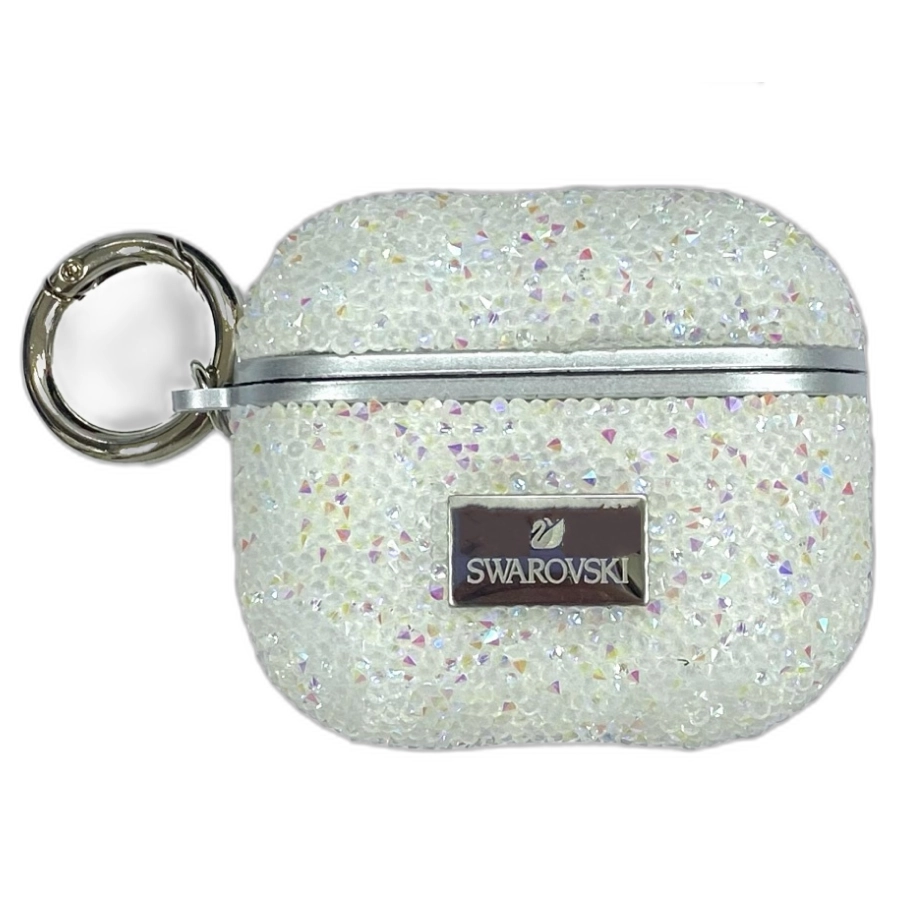 Frame 48096172 Чехол для AirPods PRO 2 "SWAROVSKI" (White)
