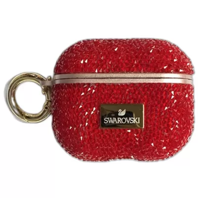 Чехол для AirPods 3 "SWAROVSKI" (Red)