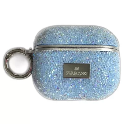 Чехол для AirPods 3 "SWAROVSKI" (Blue)