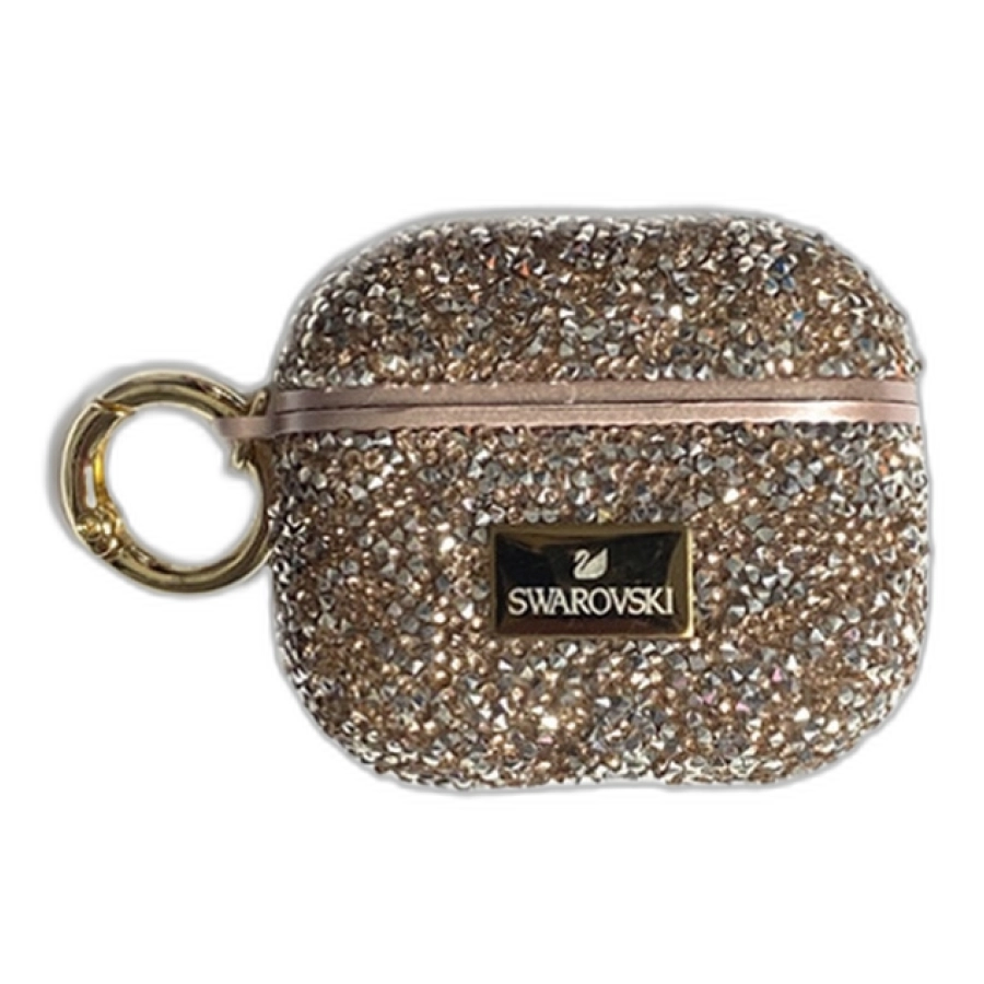Frame 48096175 Чехол для AirPods PRO 2 "SWAROVSKI" (Rose Gold)