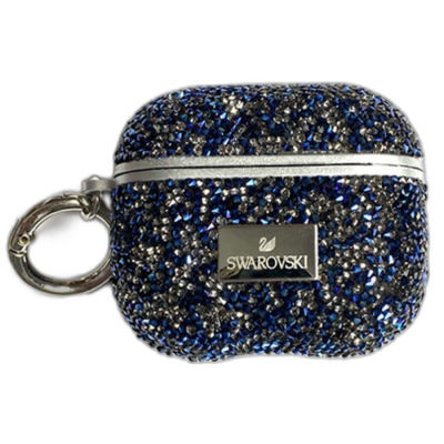 Чехол для AirPods 3 "SWAROVSKI" (Navy)