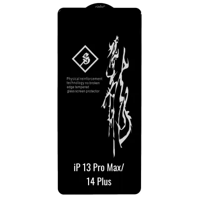 Защитное стекло iP 13 Pro Max/14 Plus Rinbo 3D (Black)