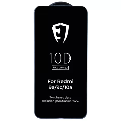 Защитное стекло Redmi 9a/9c/10a 10D (Black)