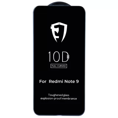 Защитное стекло Redmi Note 9 10D (Black)
