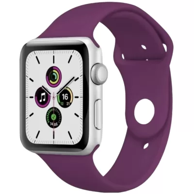 Ремешок Apple Watch Silicone 42-44-45-49mm (Баклажановый(31))