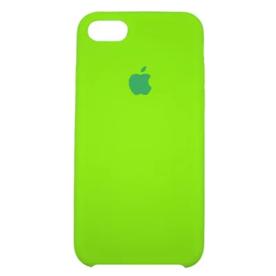 Чехол iP 7/8/SE App Silicone Case B (Салатовый(31))