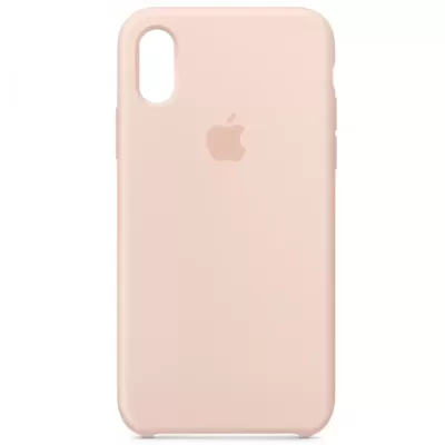 Чехол iP XS Max App Silicone Case B (Пудра(19))