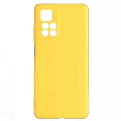 Чехол Poco M4 Pro 5G Silicone Case Logo (Желтый(20))