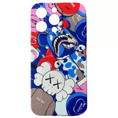 Чехол iP 13 Pro Luxo (Кавс Зубастик(J63))