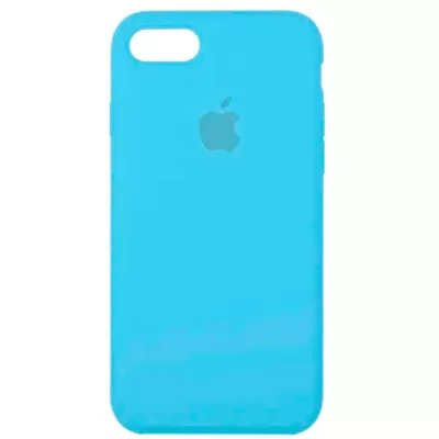 Чехол iP 7/8/SE App Silicone (with logo 360) (Голубой(53))