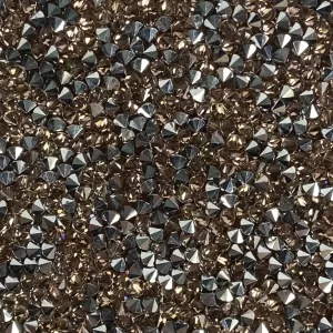 Чехлы для iPhone 14 PRO "SWAROVSKI" (Gold)