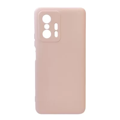 Чехол Xiaomi 11T/11T Pro Silicone Case Logo (Пудра(18))