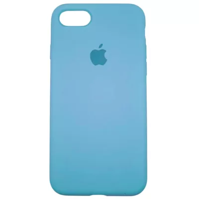 Чехол iP 6/6s App Silicone (with logo 360) (Голубой(53))