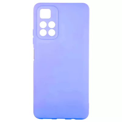Чехол Poco M4 Pro 5G Silicone Case Logo (Лиловый(13))