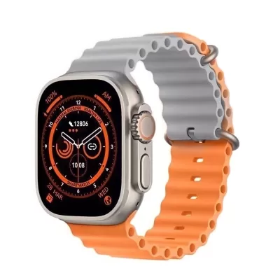 Ремешок Apple Watch Ocean Silicone 38-40-41mm (Orange/Starlight)