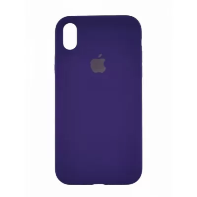 Чехол iP X/XS App Silicone (with logo 360) (Бузинный(77))